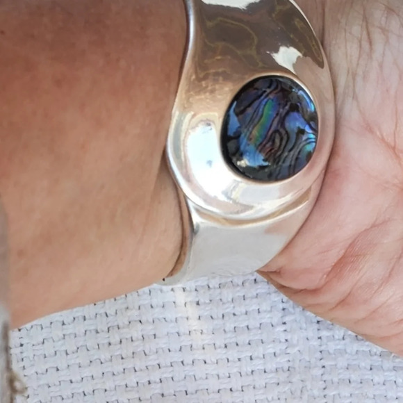 Robert Lee Morris  Silver Abalone cuff NWT‎ - Picture 4 of 6